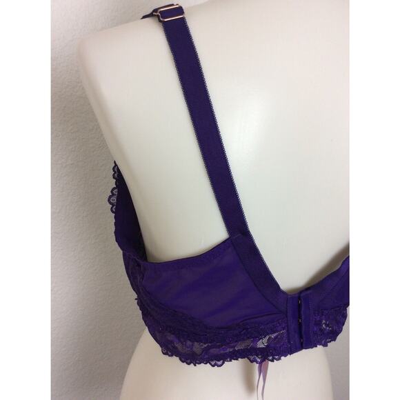 Savage x Fenty Lingerie Bra Wireless Metallic Lace - Picture 9 of 10